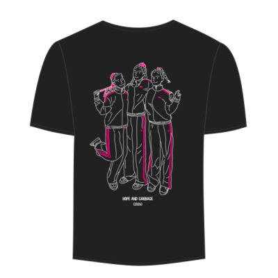 Hope and Garbage T-shirt (Black) LIMITED EDITION Thumbnail
