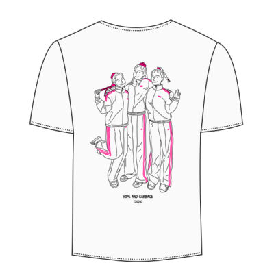 Hope and Garbage T-shirt (White) LIMITED EDITION  Thumbnail