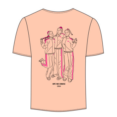 Hope and Garbage T-shirt (Pink) LIMITED EDITION Thumbnail